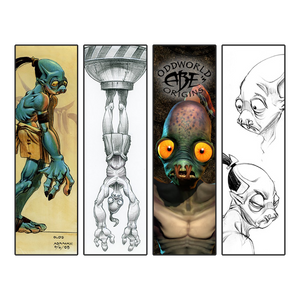 Oddworld: Abe's Origins Bookmarks - Abe Set